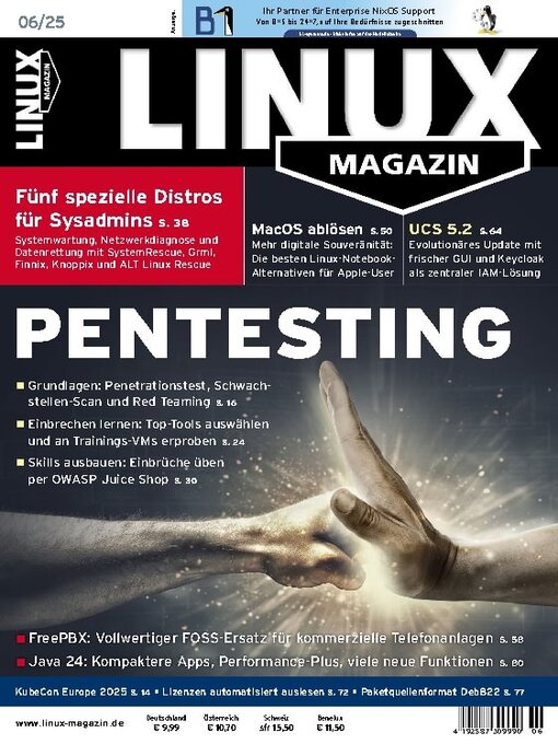 Title details for Linux Magazin germany by Computec Media GmbH - Available